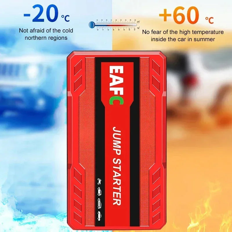 12000mAh 600A Car Jump Starter Power Bank 12V Portable Car Battery Booster Charger Starting Device Petrol Diesel Car Starter