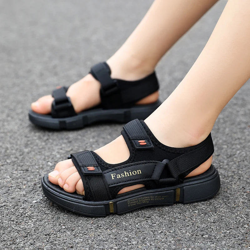 Summer Beach Children Sandals Fashion Shoes Casual Lightweight Non-slip Soft Bottom Boys Comfortable Water Shoes High Quality