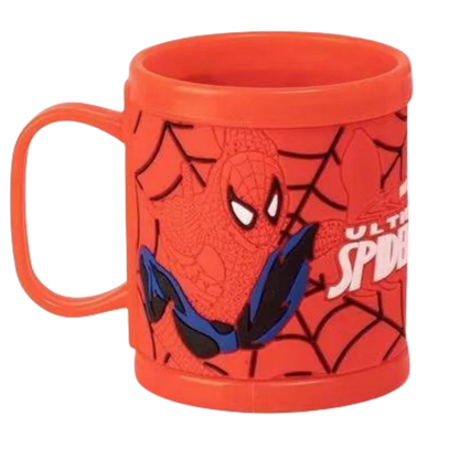 Marvel Spiderman children's new Korean version of animation personality creative cartoon cute shape anti-fall plastic wash cup